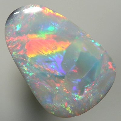 SOLID SEMI BLACK OPAL Rolling flashes of bright clean colour